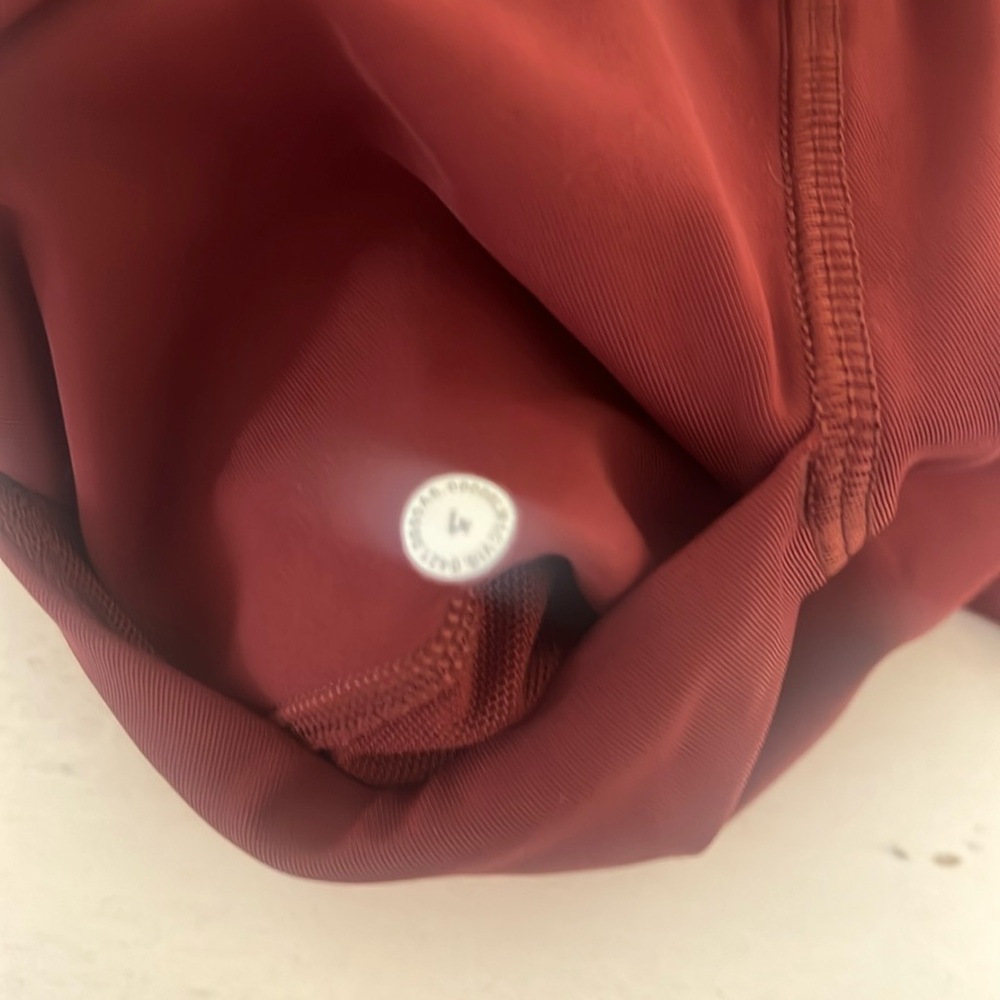 Lululemon Power Thru 25” in Merlot Red High Waisted Tight NWOT - Picture 3 of 8